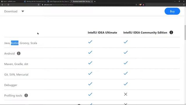 Kotlin Ejercicio: 10 Descarga Entorno de Desarrollo Integrado (IDE) IntelliJ IDE Edición Community смотреть онлайн