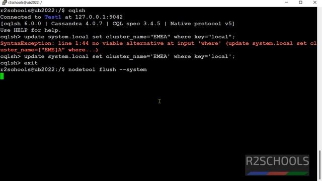 6. Cassandra Tutorials: How to change the cluster name in Apache Cassandra смотреть онлайн