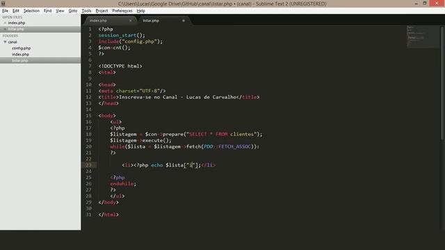 EXIBIR DADOS DE UMA TABELA SQL COM PHP PDO смотреть онлайн