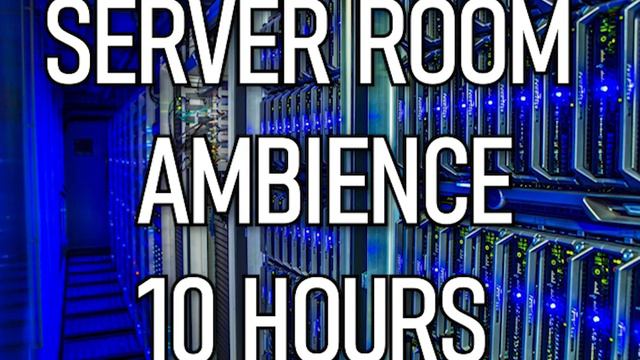 Server Room Ambience White Noise Data Center ASMR For Sleep 10 Hours