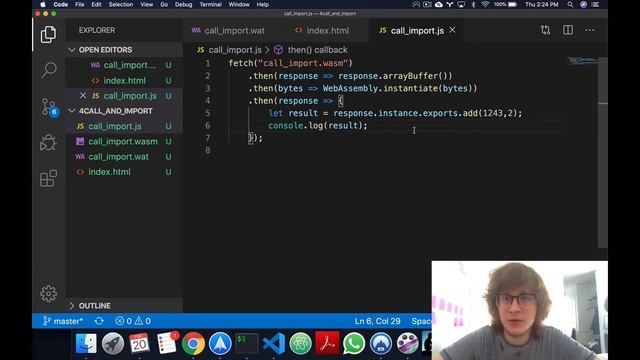 Calling and Importing Functions - WebAssembly смотреть онлайн
