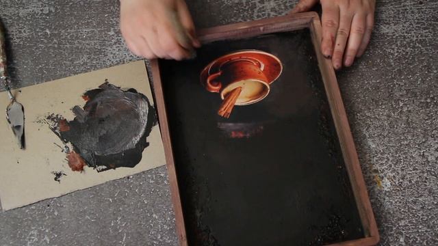 Видео мастер-класс "Кофейная история". Декупаж и винтажный фон с чернилами. смотреть онлайн