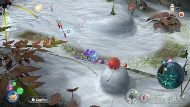 Pikmin 3 Deluxe Without Moving - Garden of Hope 1, Distant Tundra, Tropical Wilds - Start of Game смотреть онлайн