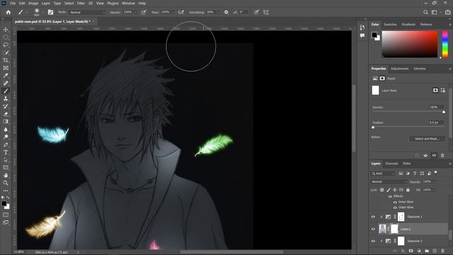 Anime Glow Effect in Photoshop | Photoshop Tutorial смотреть онлайн