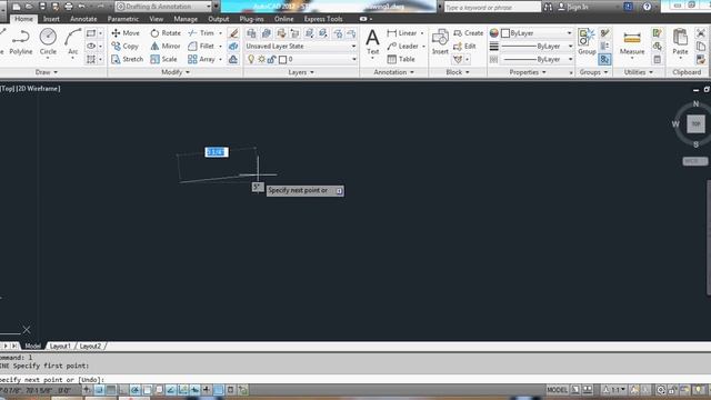 Part 2: AutoCAD 2012 Introduction & How to Draw a Line смотреть онлайн