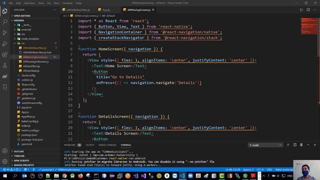 Cara Mudah belajar React Navigation pada React Native 5.x смотреть онлайн