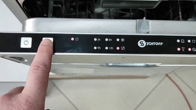 SCHTOFF SVA 45106 A - Настройка расхода ополаскивателя в посудомоечной машине. смотреть онлайн