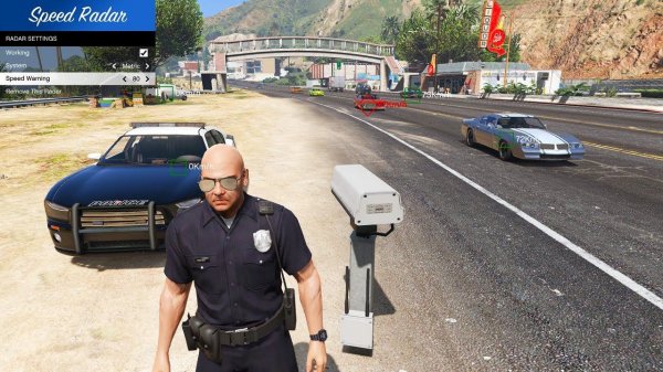 Speed Radar - GTA 5 mod - ГТА 5 моды - установка и обзор мода