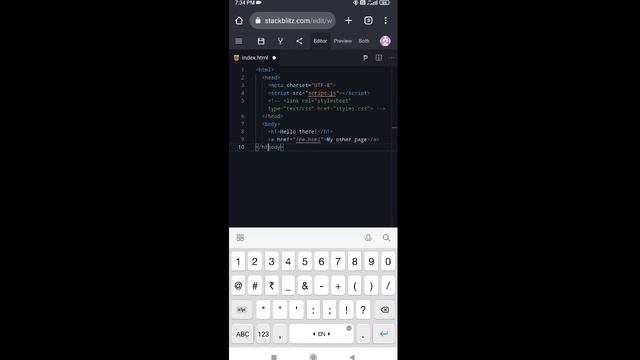 HOW TO DO CODING ON MOBILE//REACT & NODE.js ON BROWSER //IN TELUGU смотреть онлайн