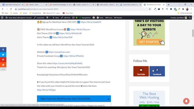 How To Add Social Media Icons To Wordpress Tutorial смотреть онлайн