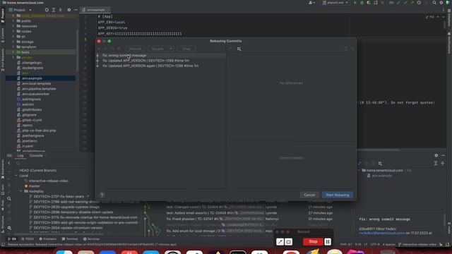 PHPStorm interactive rebase not valid commit message смотреть онлайн