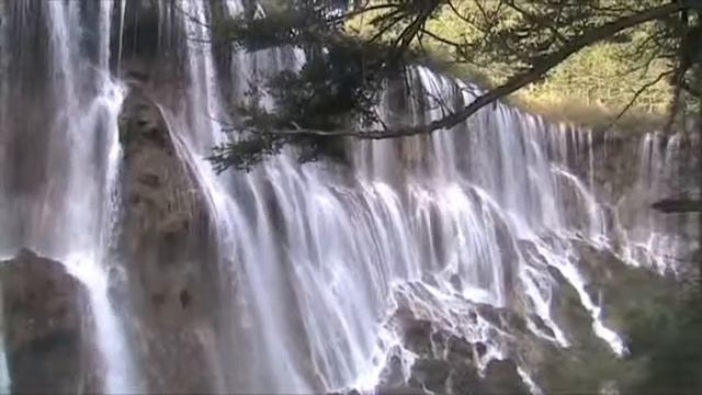 Jiuzhaigou (Valley of the Nine Villages), Sichaun, China смотреть онлайн