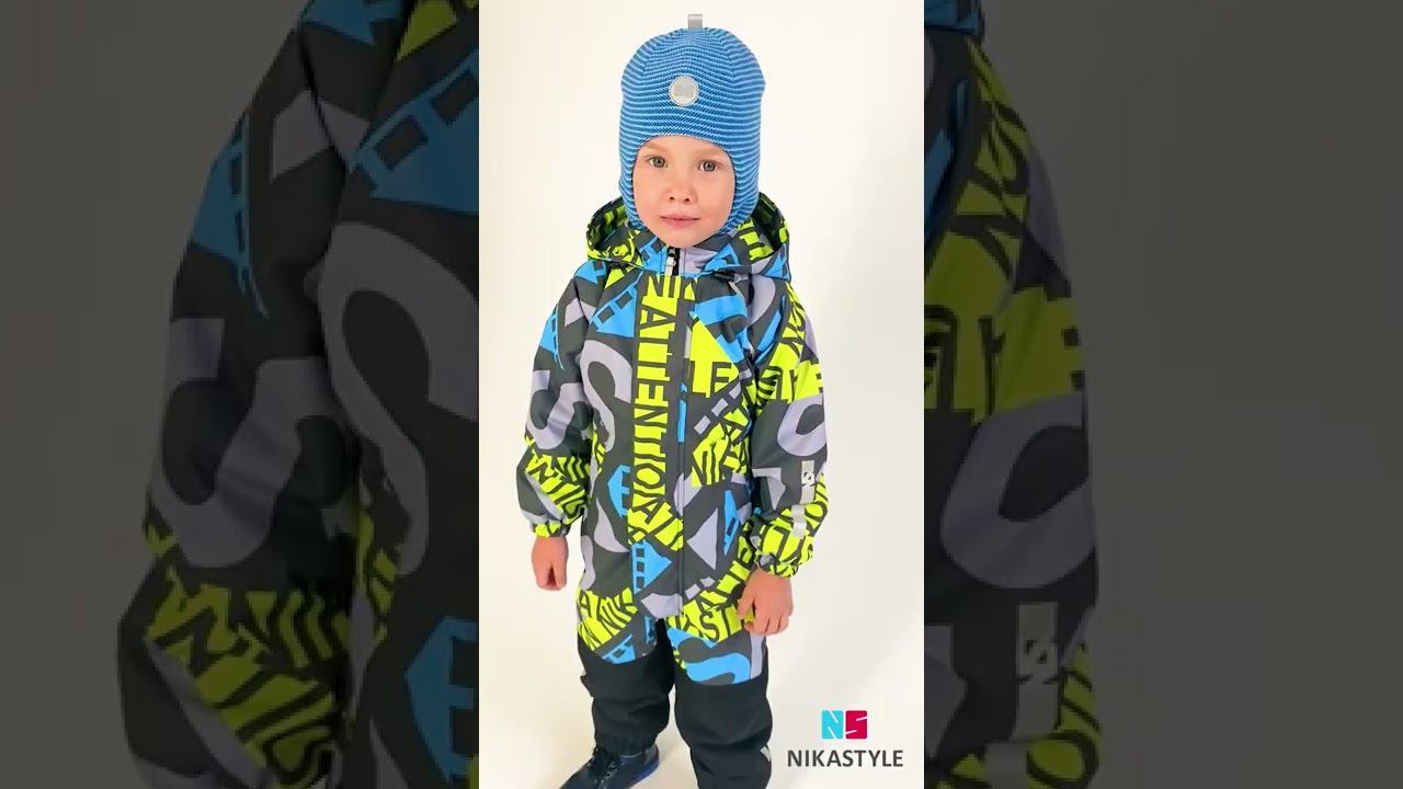 Комбинезон утеплённый NikaStyle демисезонный 8м2122 (голубой) смотреть онлайн