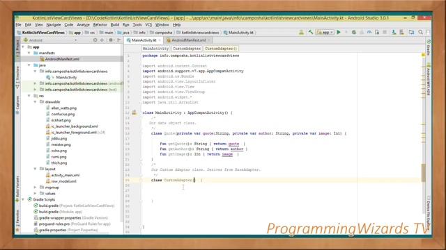 Kotlin Android S1E5 : ListView - CardViews with Images,Text,OnItemClickListener смотреть онлайн