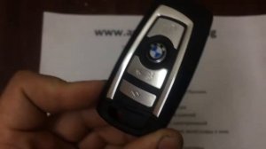 Замена корпуса ключа BMW F серия