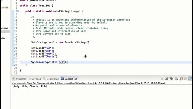 Session 16: What is Tree Set in Java? | Programming with Arrays, Lists, Sets and Maps Series смотреть онлайн