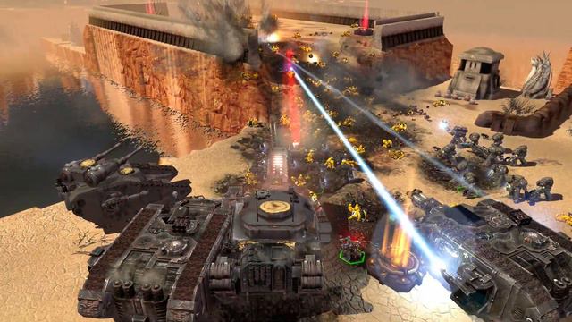 Horus Heresy - 30K era Iron Warriors vs 30K era Imperial Fists - Warhammer Dawn Of War 2 Retributio смотреть онлайн