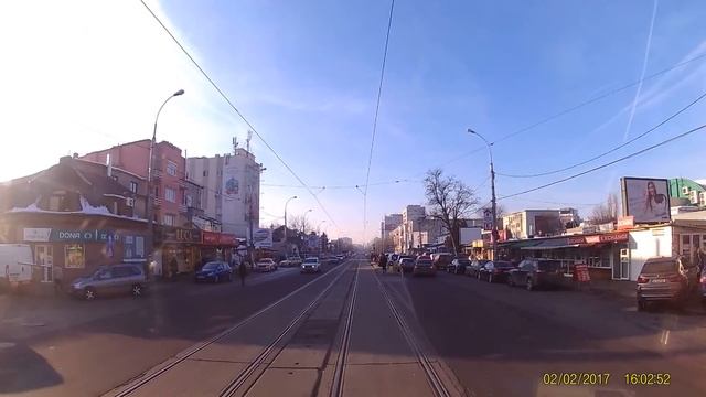 Cab View Linia 45.  Gara De Nord - Mezeș