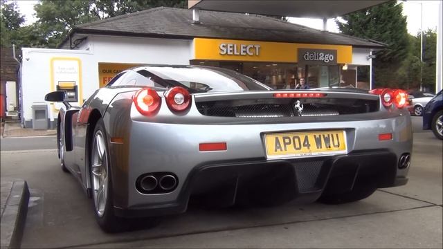 UNIQUE Ferrari Enzo LOUD Acceleration, TERRORIZES Small Village!