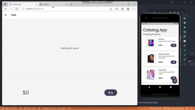Ecommerce Catalog App UI using Flutter (Dark & Light Mode) смотреть онлайн