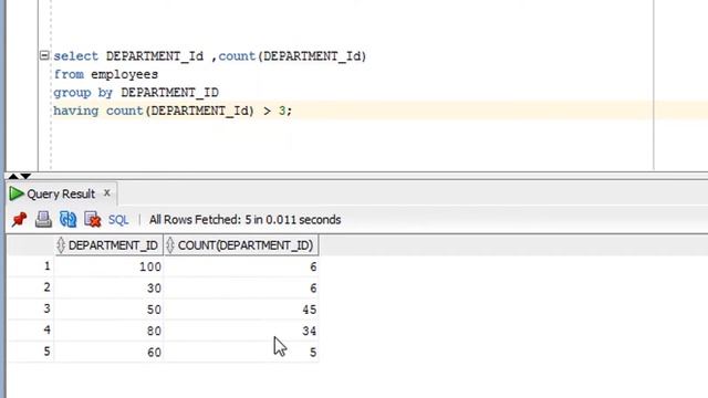 Tutorial#55 Having Clause in Oracle SQL Database| Having Clause in SQL смотреть онлайн