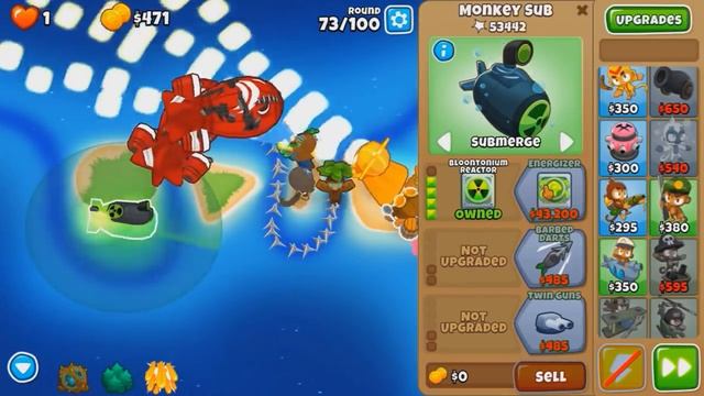Using The Energizer In CHIMPS Mode - How Useless Is It? (Bloons TD 6) смотреть онлайн