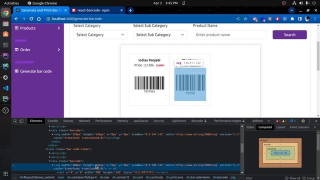 Inventory and POS Management System with Laravel React.js Project | Bar Code Print| Part-39 смотреть онлайн