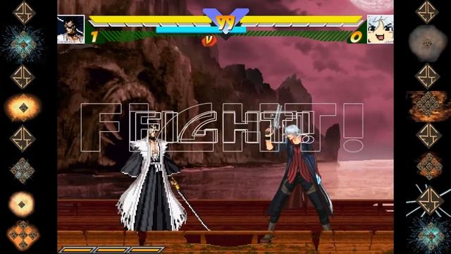 Kenpachi Zaraki (Bleach) vs Nero (Devil May Cry) - Ultimate Mugen Fight 2016 смотреть онлайн