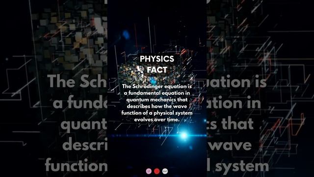 The Schrodinger equation | #science #sciencefacts #physicsfacts #physics смотреть онлайн