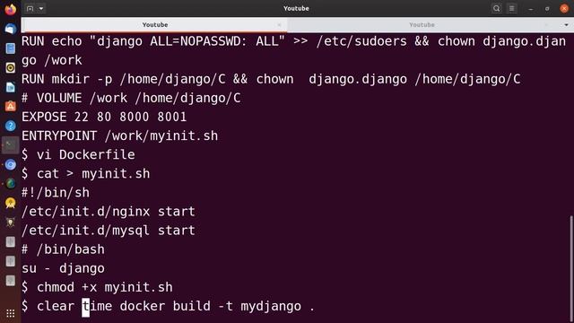 Docker 入門 002 django向けカスタムイメージ作成 смотреть онлайн