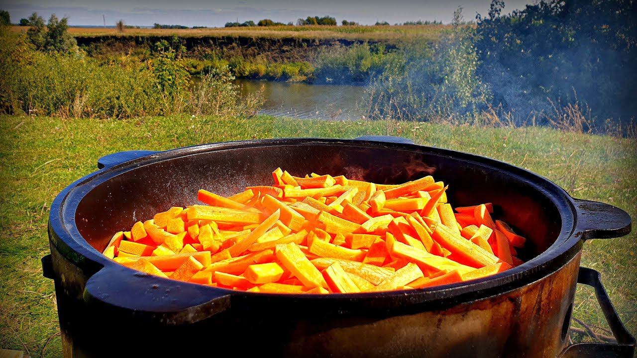 ПЛОВ В КАЗАНЕ НА КОСТРЕ | ПОДРОБНЫЙ РЕЦЕПТ | PILAV смотреть онлайн