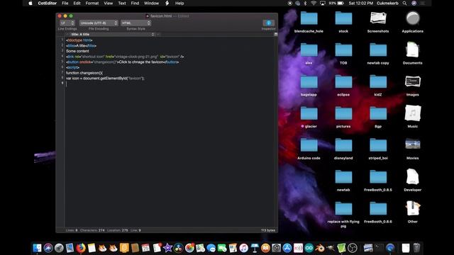 How to change the favicon with JavaScript смотреть онлайн