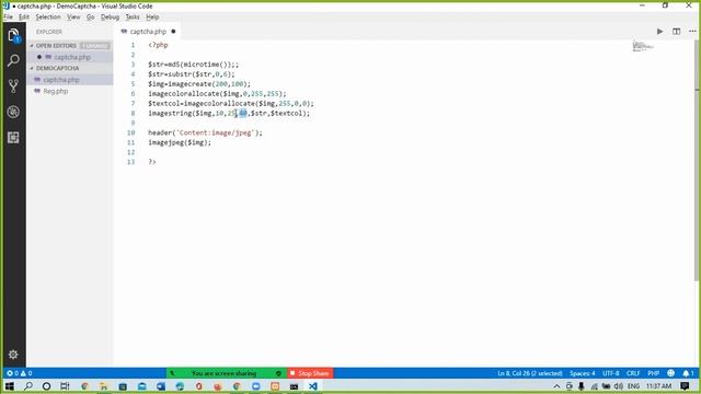 Captcha Verification in php | How create captcha code in php | Why use Captcha verification. substr смотреть онлайн