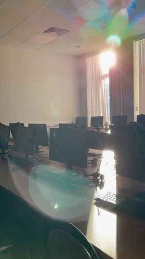 Просто солнышко на матфаке😊 #матфак #вшэ #вышка #солнышко #компьютеры