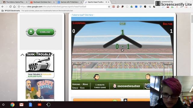 Big head soccer (RAGE MODE!!!) смотреть онлайн