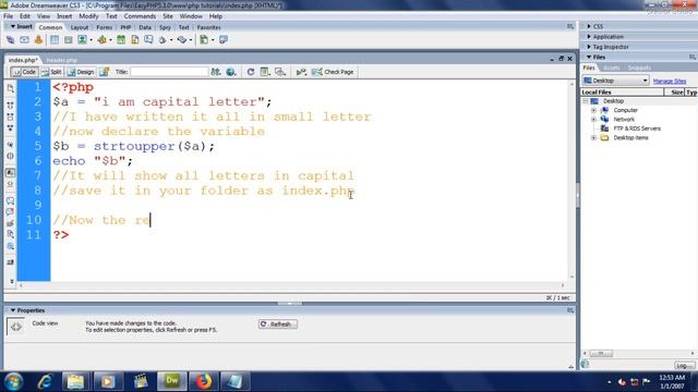 php 10 how to change case of text lower to upper text upper text to lower text смотреть онлайн