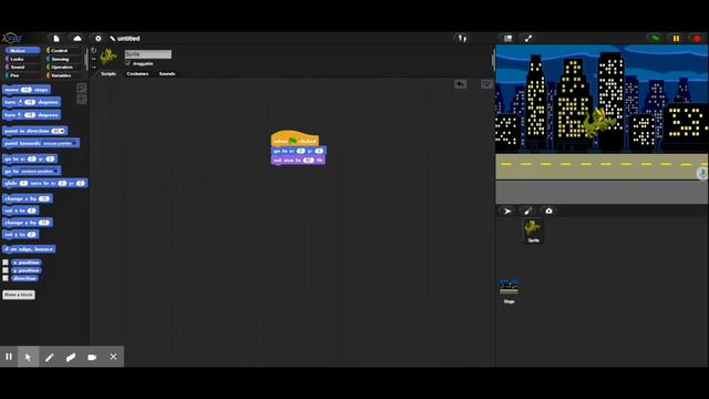 Introduction To Video Game Coding using SNAP (Adding Background and Simple Movement Controls) смотреть онлайн