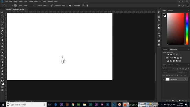 Pencil Tool - Adobe Photoshop CC 2019 смотреть онлайн