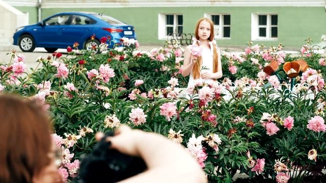 Фотосессия с пионами смотреть онлайн