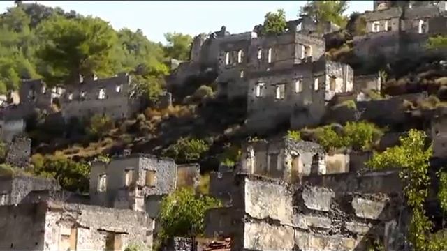 Kayakoy Ghost City near Fethiye Turkey смотреть онлайн