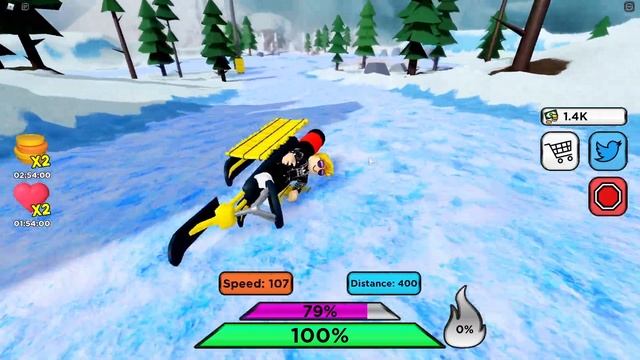 Roblox [Sled Simulator] - RELEASE Gameplay + Codes смотреть онлайн