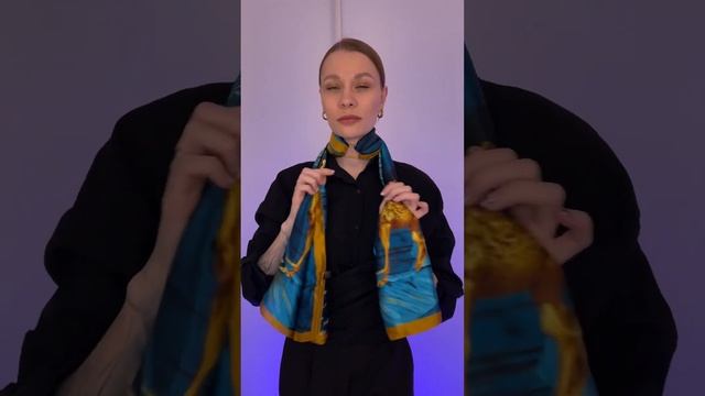 Как завязать палантин смотреть онлайн