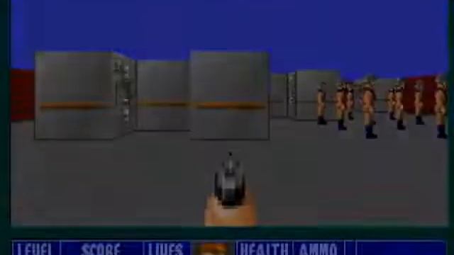 Wolfenstein 3D: Hitler Secret Departament - E2M10  -  All Secrets