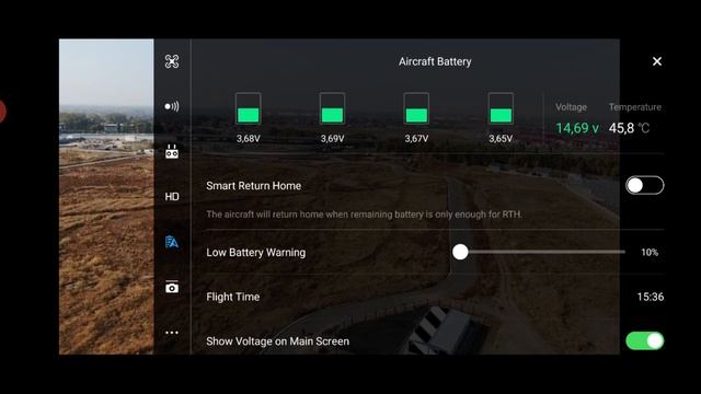 Реальный тест проткнутой батареи Mavic 2 на 117 цикле.