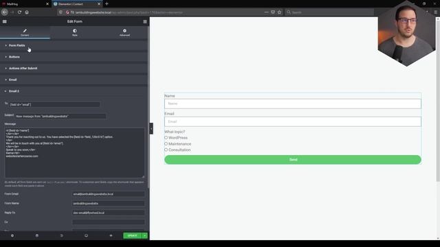 Personalised confirmation email from Elementor's form builder смотреть онлайн