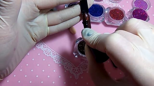 Nails: тестирую блестки с эффектом с сайта Аliexpress смотреть онлайн
