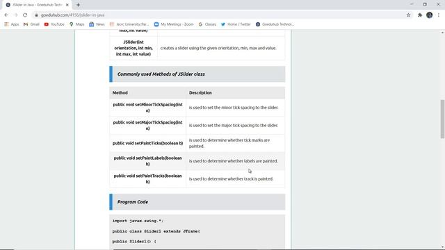 Java Swing Slider example | JSlider Class in Java смотреть онлайн