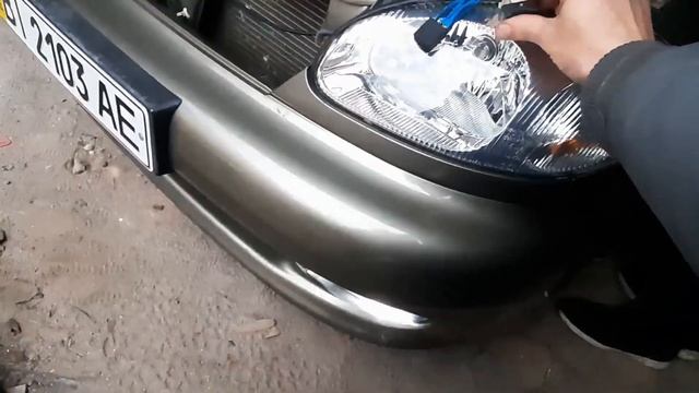 Установка противотуманок на Деу Ланос. Схема подключения. (DAEWOO LANOS) смотреть онлайн