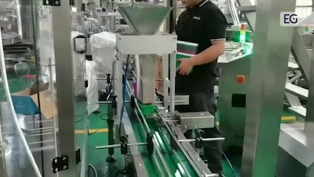 Автоматическая линия для упаковки капсул для стирки в контейнер WER-6-500 смотреть онлайн