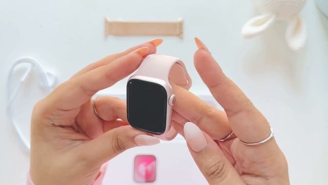 Unboxing Apple Watch Series 9 - PINK [41mm] #asmr #aesthetic #unboxing #applewatch смотреть онлайн